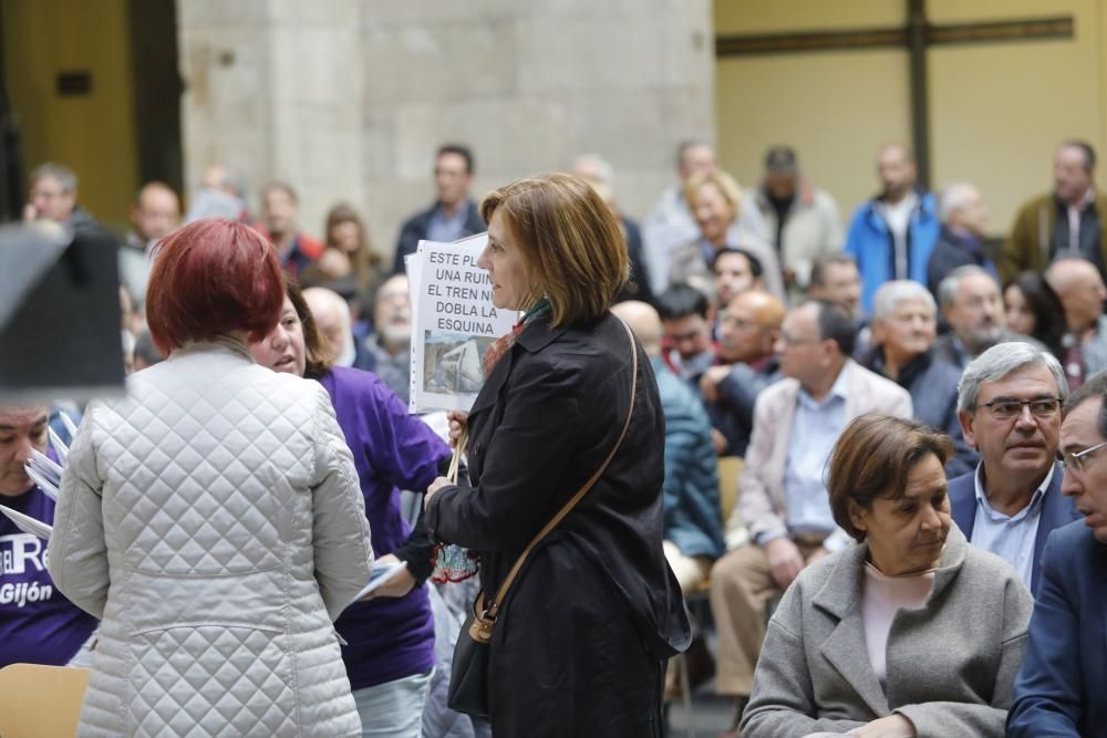 Gijón alza la voz para exigir el comprometido plan de vías.