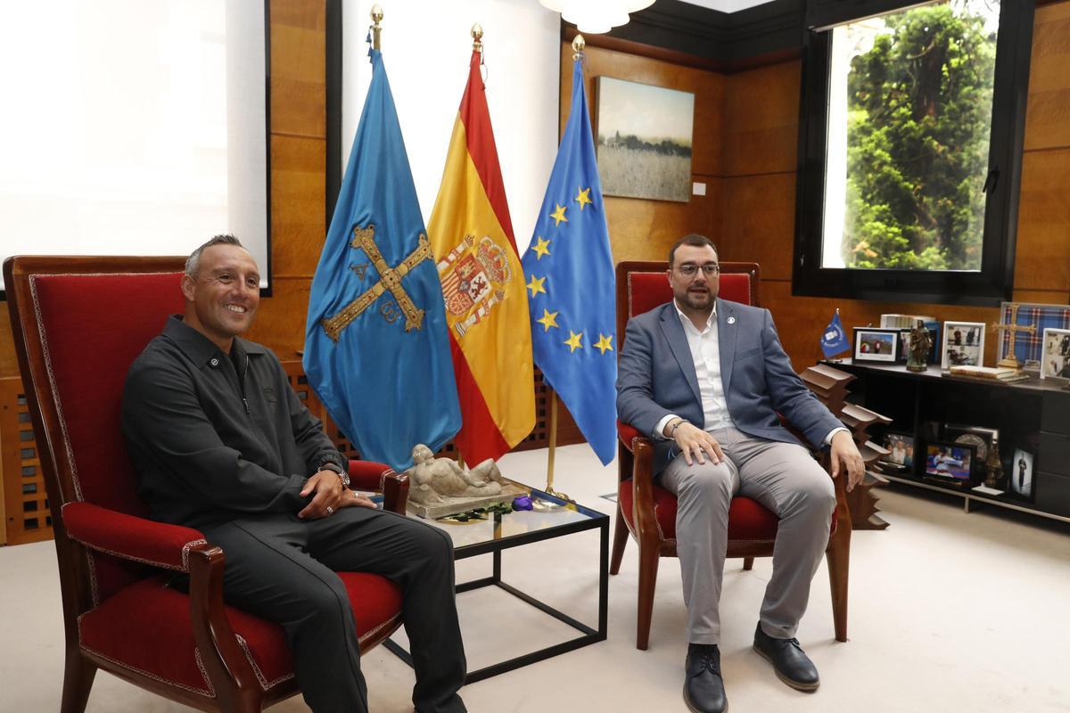 Barbón, con Cazorla