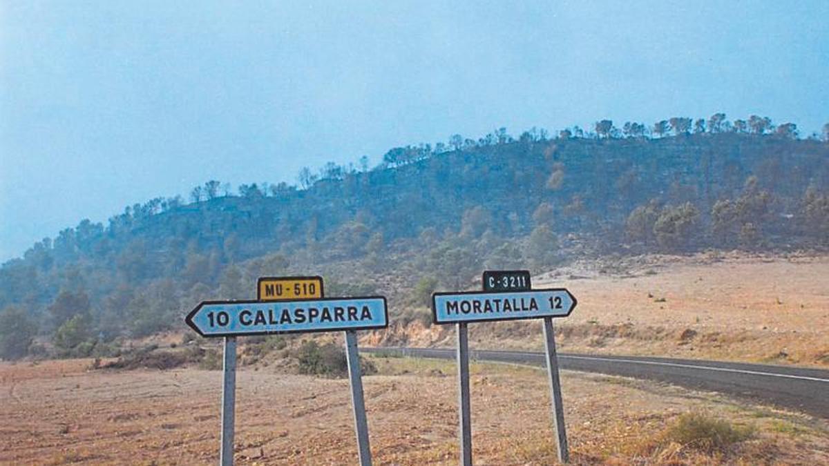 Parte de la zona afectada por el fuego en julio de 1994 arrastra las secuelas a día de hoy, más de 30 años después.