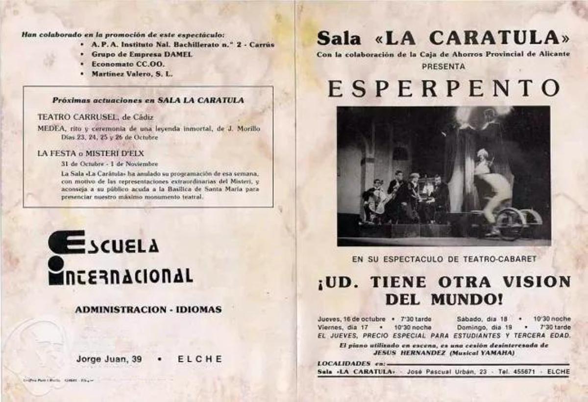 El fondo recoge documentación desde el primer Concurso Local de Teatro, celebrado en 1964
