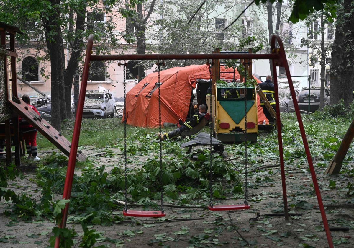 Un ataque ruso con misiles en Lviv deja cuatro muertos