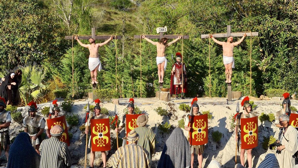 Escenificación del Vía Crucis del pasado año.