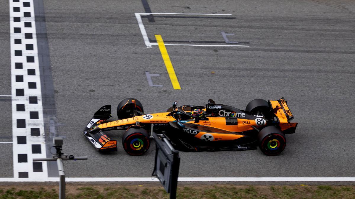 Oscar Piastri , autor de la pole en Barcelona