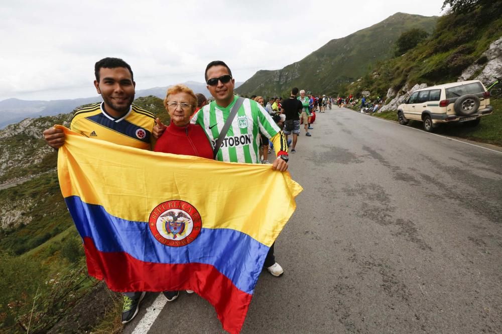 Vuelta ciclista a España. Lagos de Covadonga