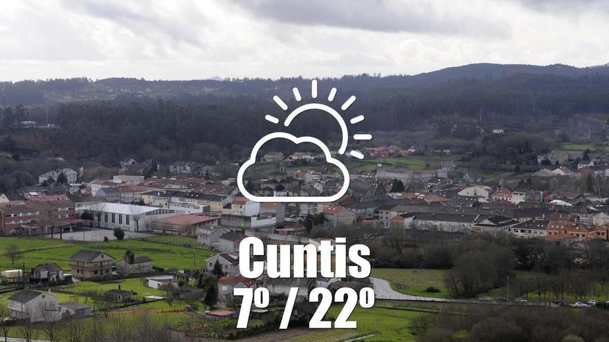 El tiempo en Cuntis: previsión meteorológica para hoy, martes 24 de marzo