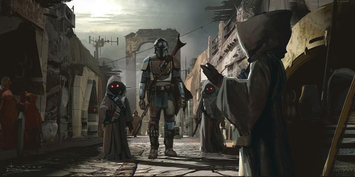 Concept art en The mandalorian