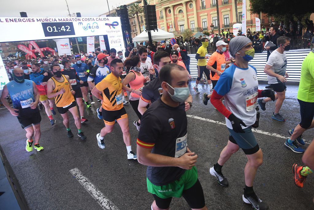 Así fue la salida de la maratón y la media maratón de Murcia (II)