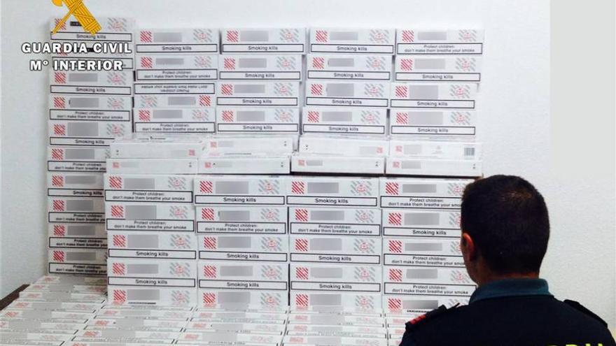 La Guardia Civil interviene 1.000 cajetillas de tabaco de contrabando