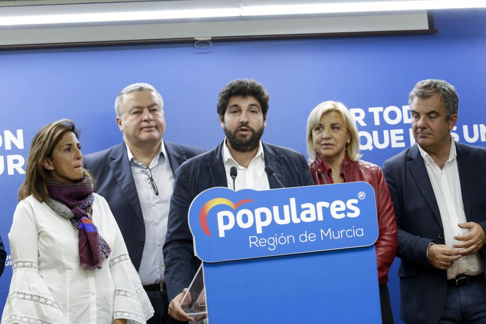 Así fue la noche electoral en la sede del PP