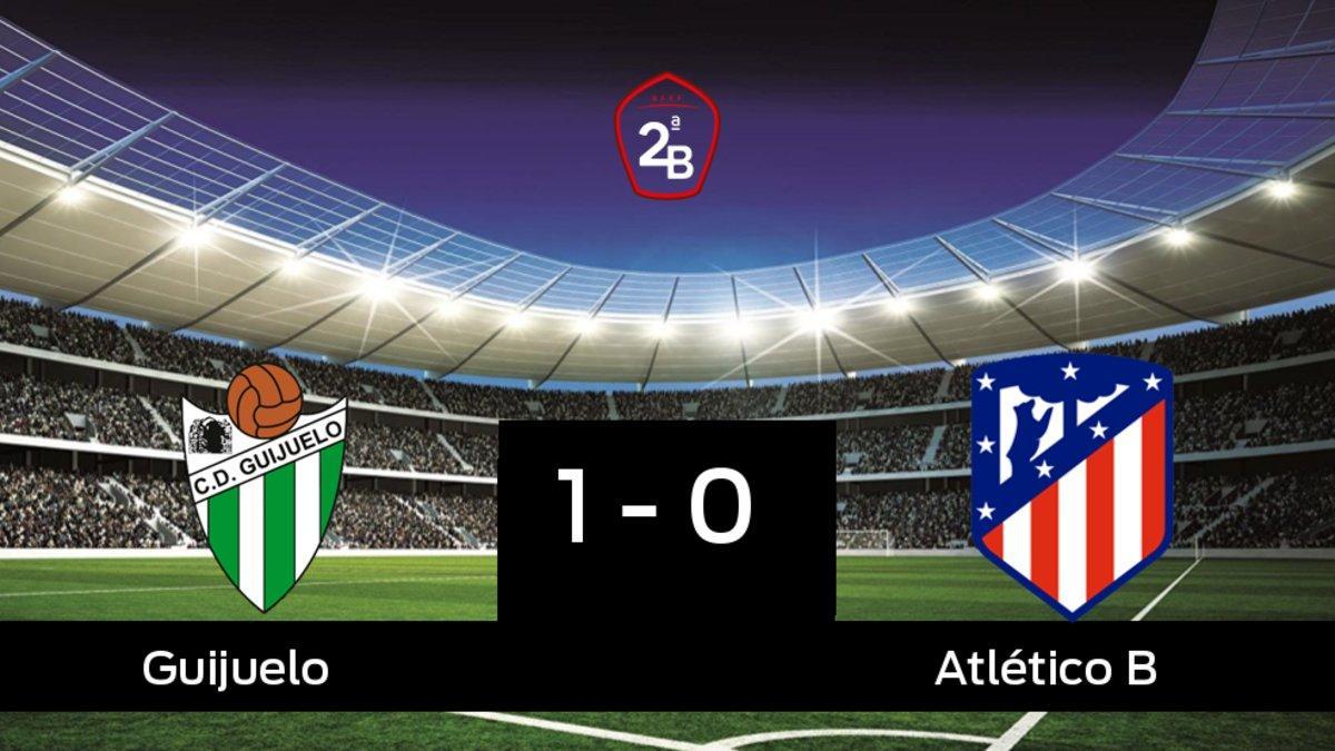 El Guijuelo derrota en casa al Atlético B por 1-0