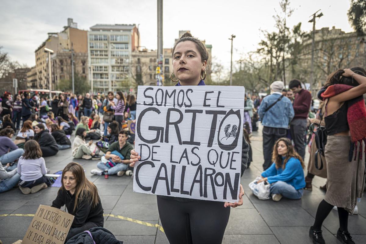 Manifestación del 8M en Barcelona