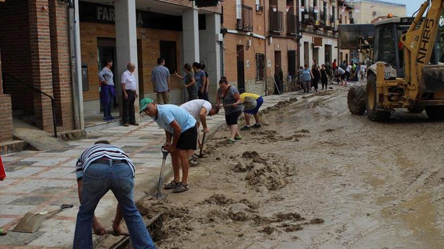 Cebolla trata de recuperarse de la histórica riada del arroyo Sangüesa