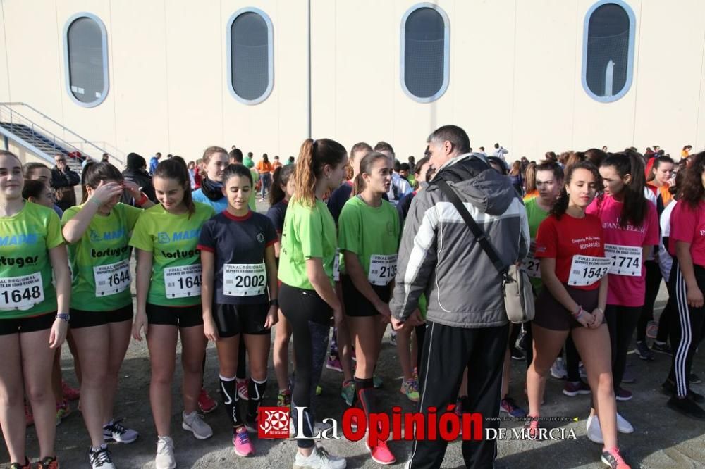 Final Regional de Cross Escolar: cadetes