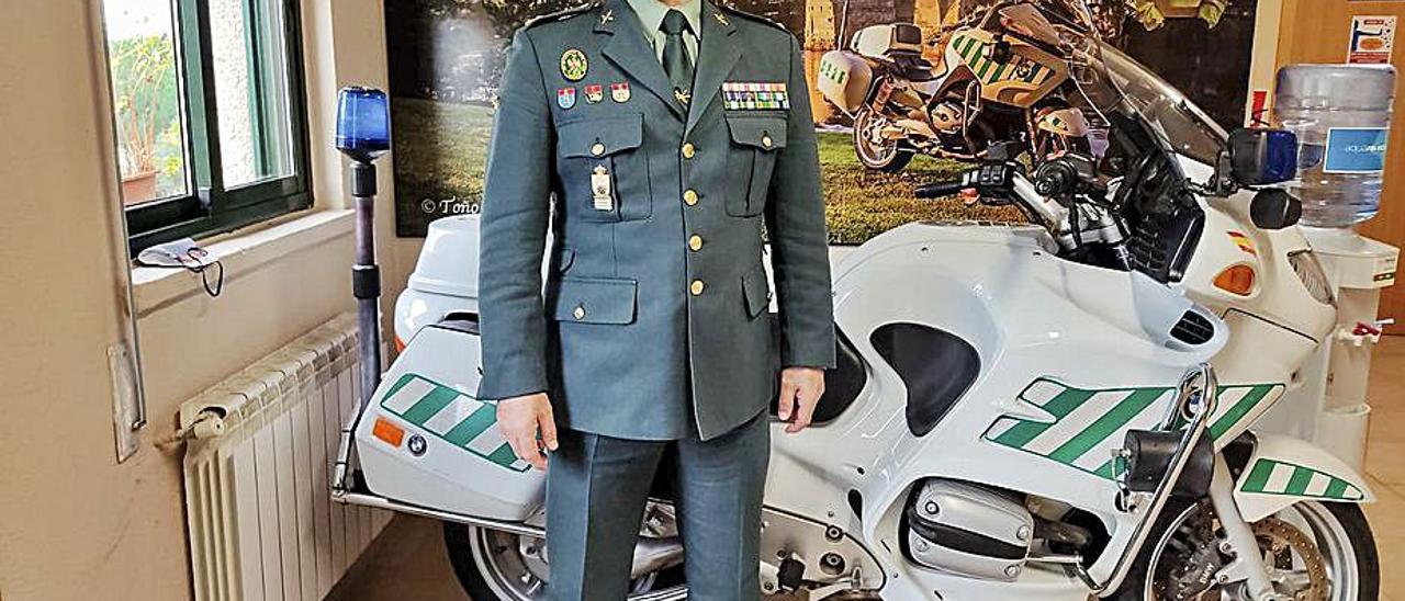 El zamorano Isaac de Toro es el nuevo capitán jefe de la Guardia Civil de Tráfico en la provincia de Ourense. |   // FDV