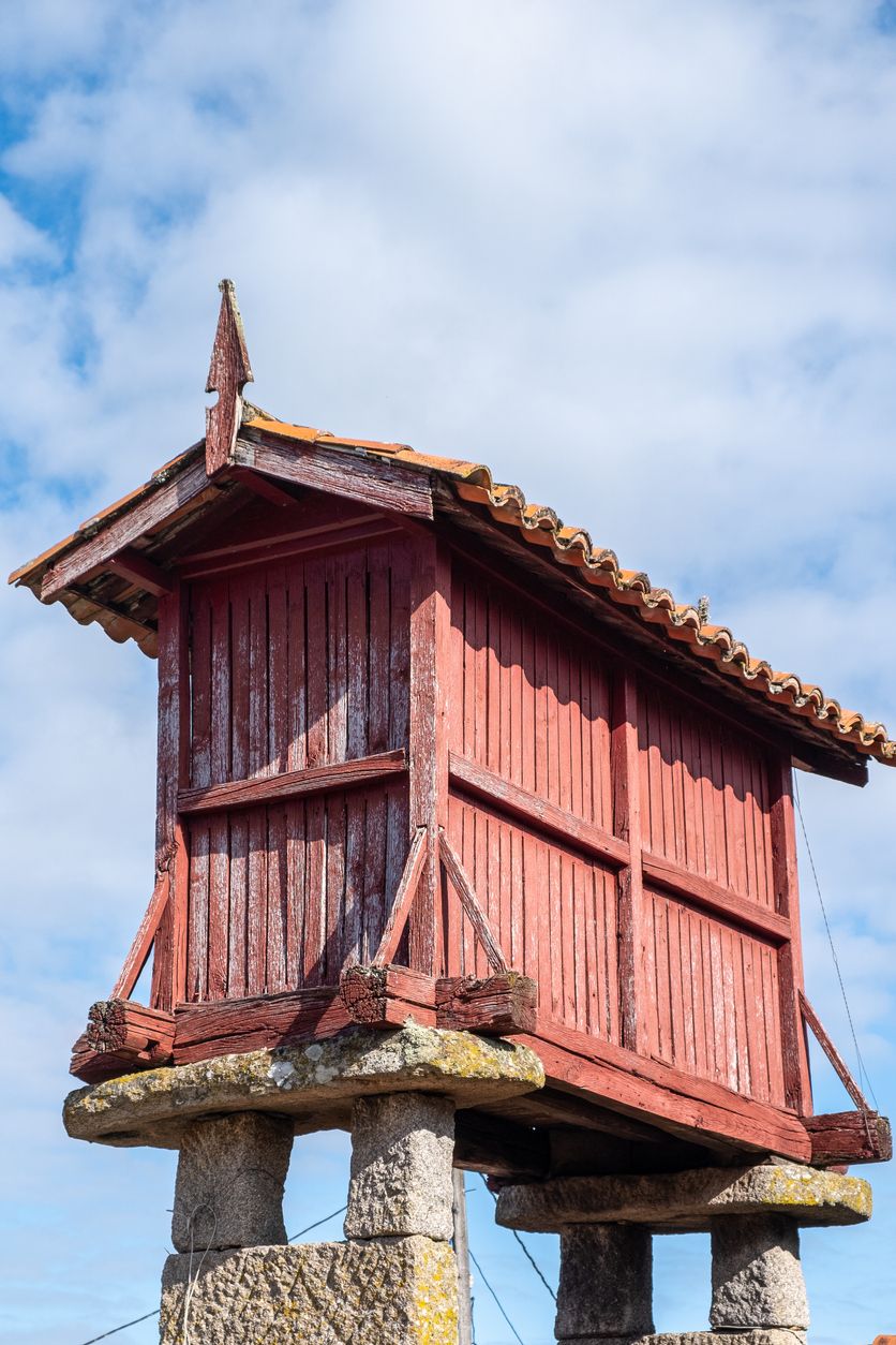Los hórreos son unas estructuras que se utilizaban para conservar los alimentos