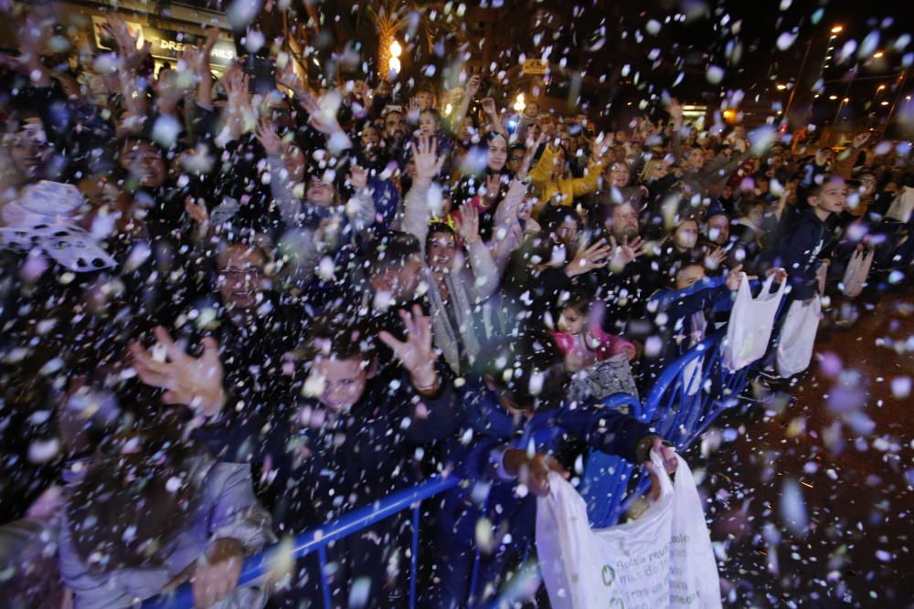 Cabalgata de los Reyes Magos en Alicante.