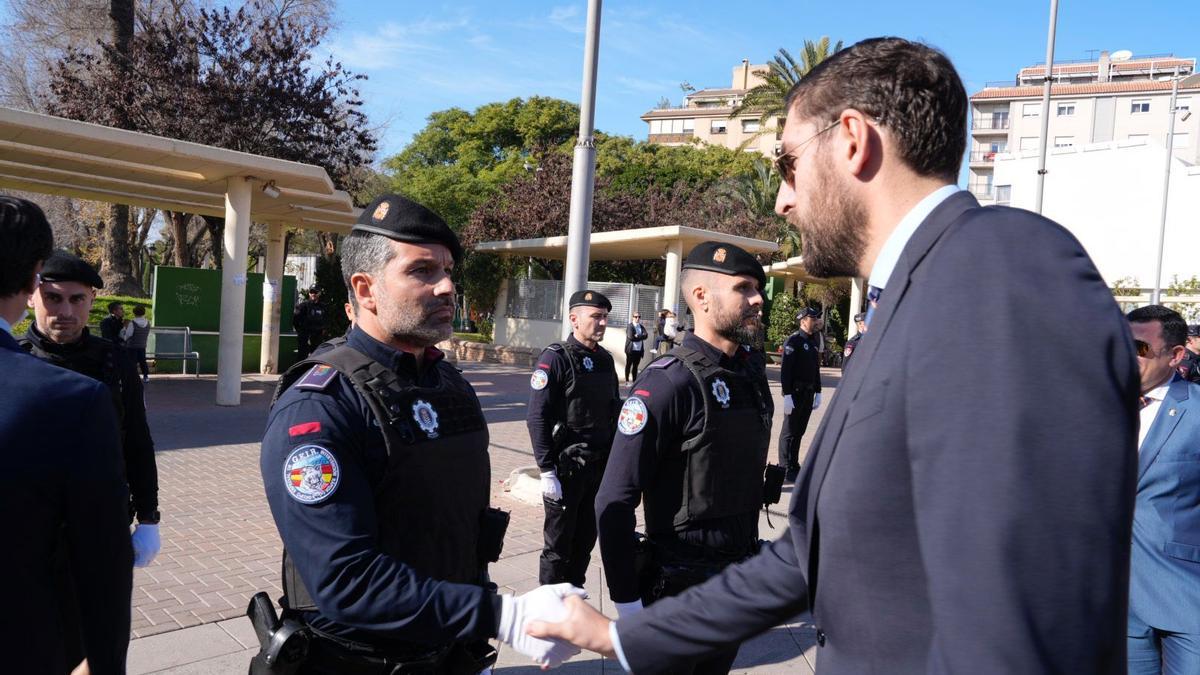 Antelo preside el acto institucional por el día del patrón de la Policía Local de Molina de Segura, San Vicente Mártir.