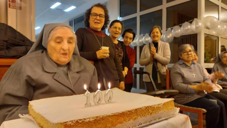 Cumple 100 años la religiosa más longeva de la Congregación de Hermanas de la Consolación en Castellón