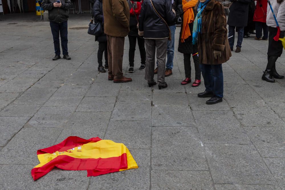 Concentración 'España Existe' de Vox Zamora.