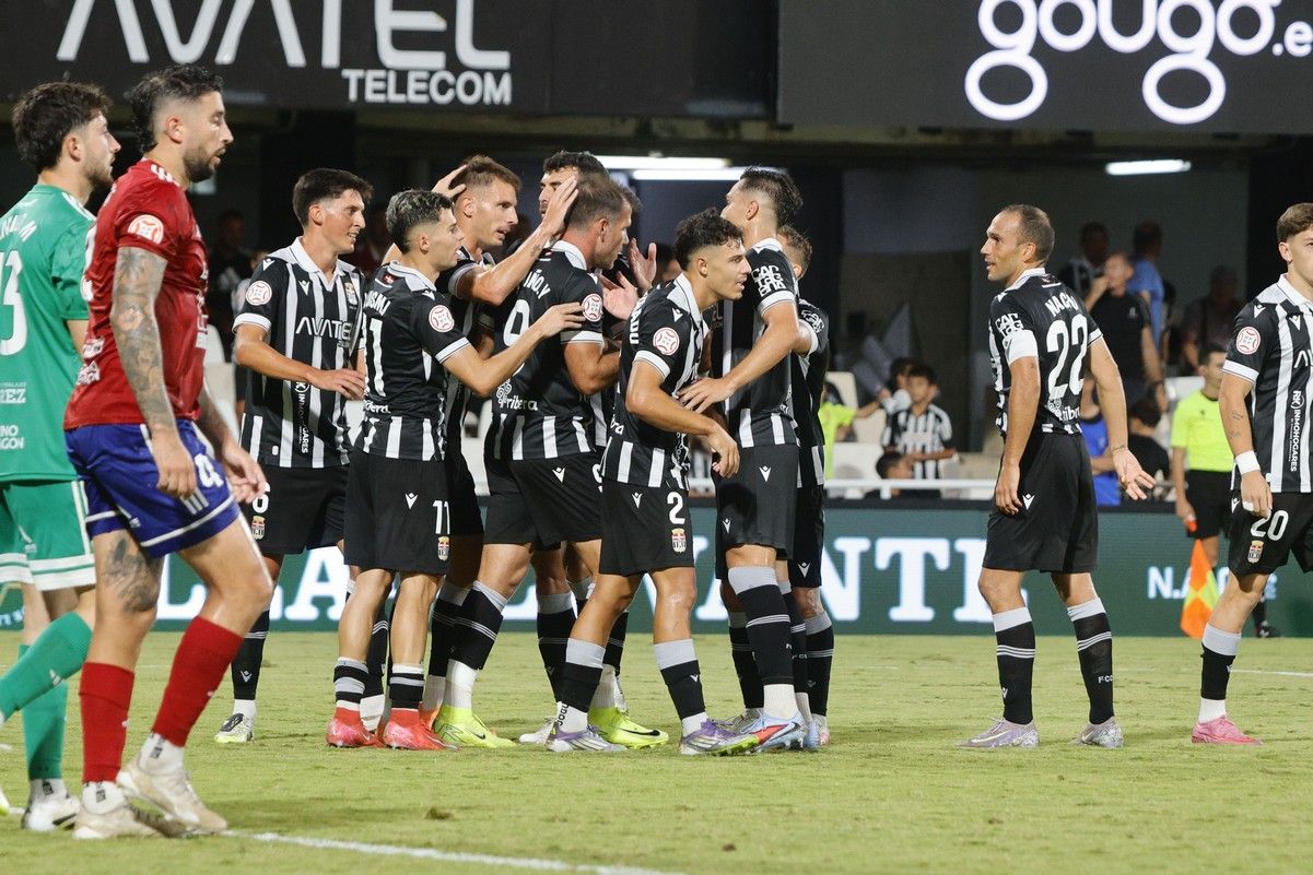 La victoria del FC Cartagena sobre el Tarazona, en imágenes