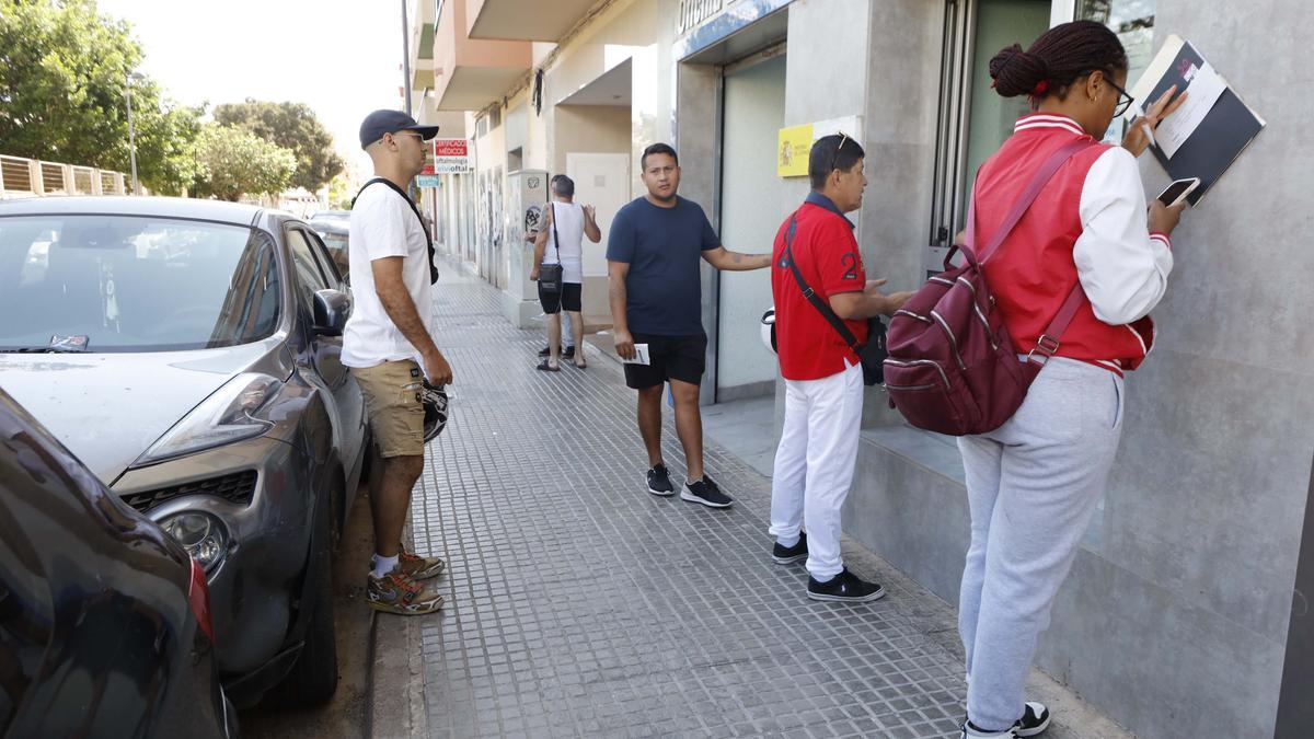 Galería de imágenes de los problemas de la oficina de Tráfico en Ibiza