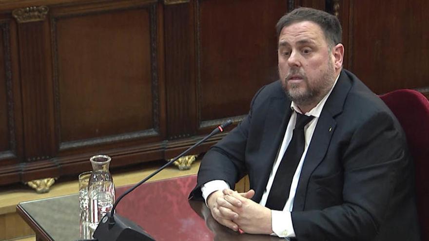 Oriol Junqueras, en el juicio del &#039;procés&#039;.