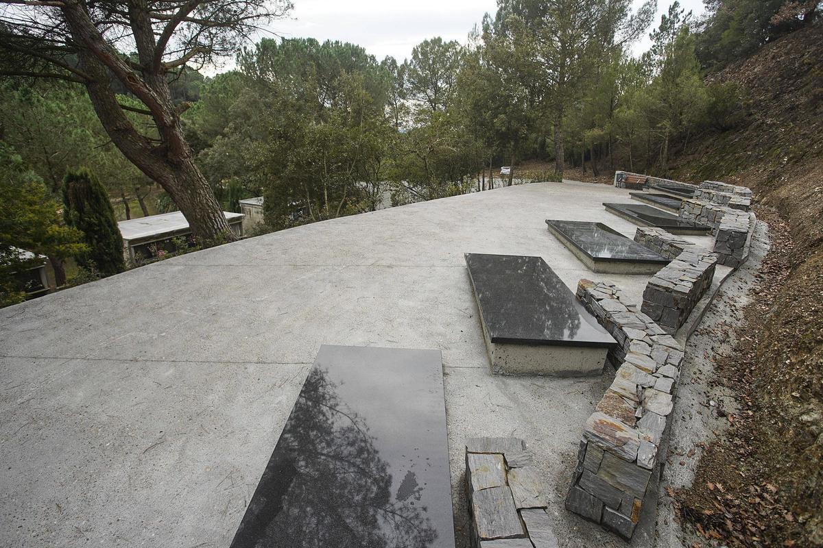 Les tombes islàmiques construïdes en el Cementiri Nou de Girona.