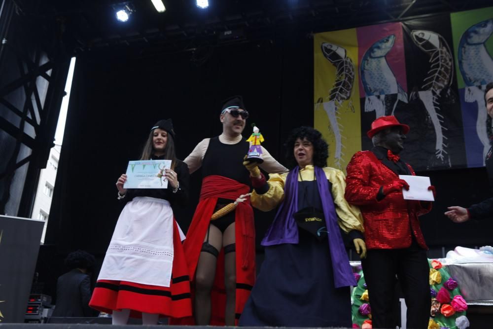 Entrega de premios del Antroxu de Gijón