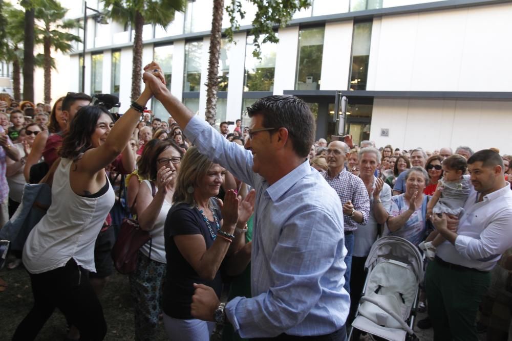 Primer acto como alcalde de Jorge Rodríguez tras su detención