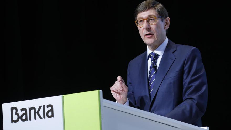 José Ignacio Goirigolzarri en la junta de Bankia en València