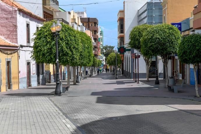 25-03-20 GRAN CANARIA. TELDE. TELDE. Recorrido por la ciudad de Telde para vera su desolación.   Fotos: Juan Castro.  | 25/03/2020 | Fotógrafo: Juan Carlos Castro