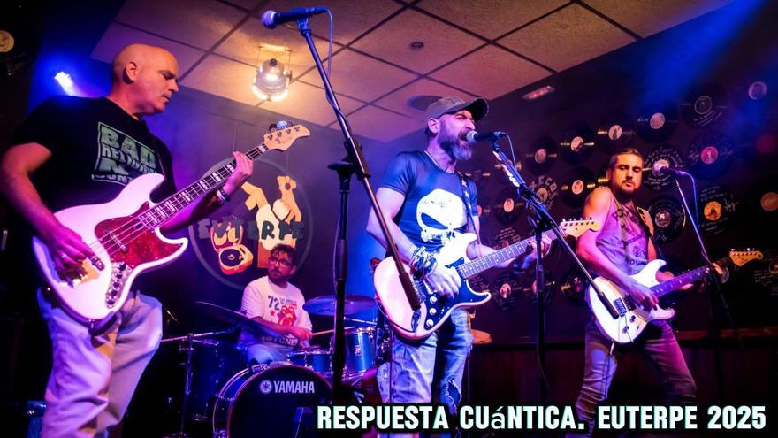 Respuest Cuántica, durante una actuación reciente en la Sala Euterpe de Sant Joan