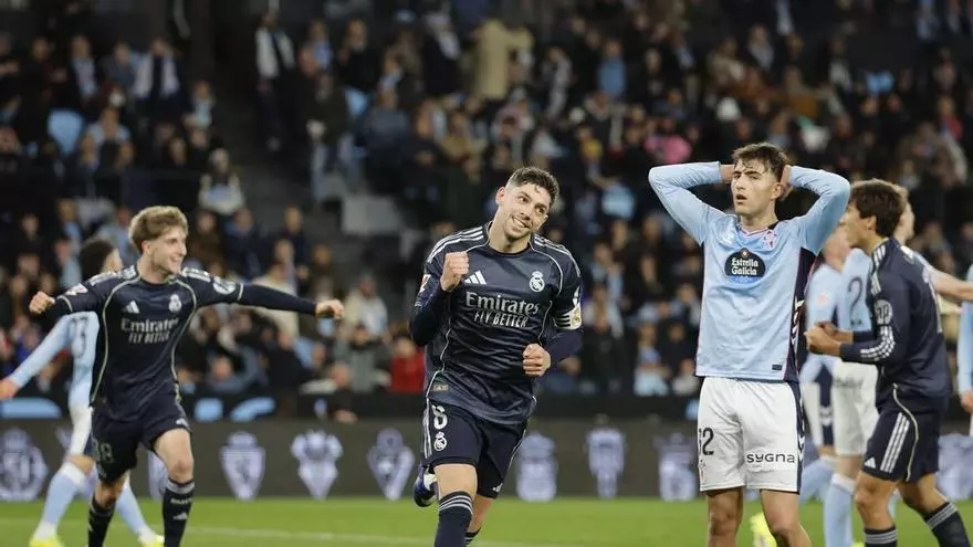 Valverde saca del pozo al Madrid a última hora