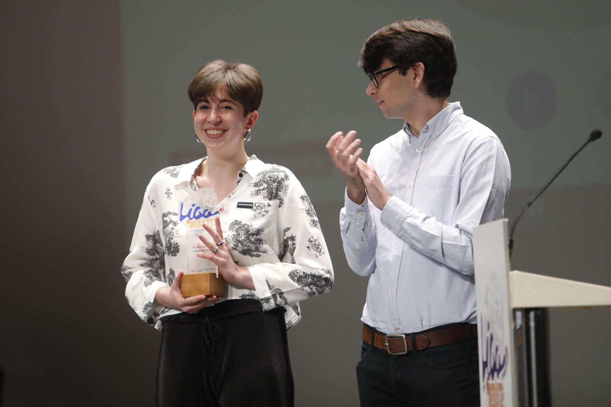 En imágenes: Final de la Liga de Debate Escolar de Gijón