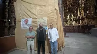 Comienzan las obras de restauración de la iglesia de San Francisco de Baena con la recuperación de la capilla de San Antonio