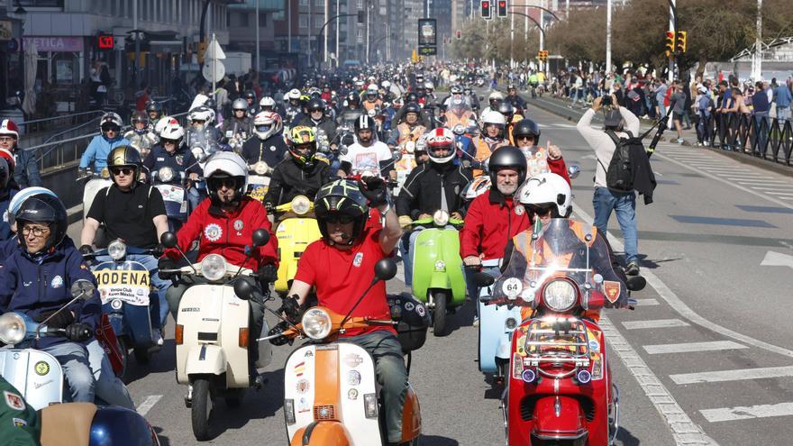 Las Vespas toman el asfalto del Muro y el certamen anuncia una importante (y gratis) novedad