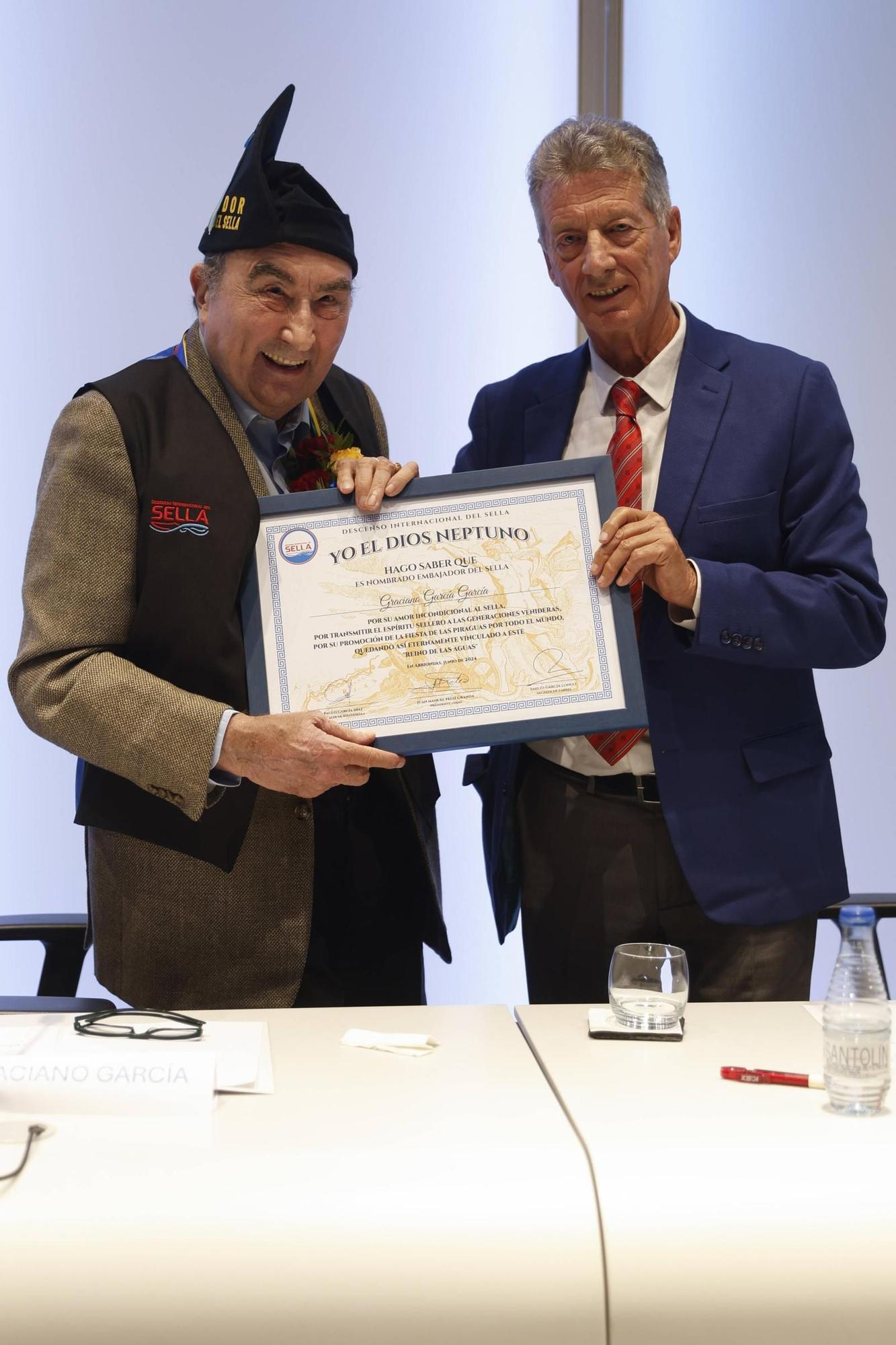 Graciano García "coronado" embajador del Sella