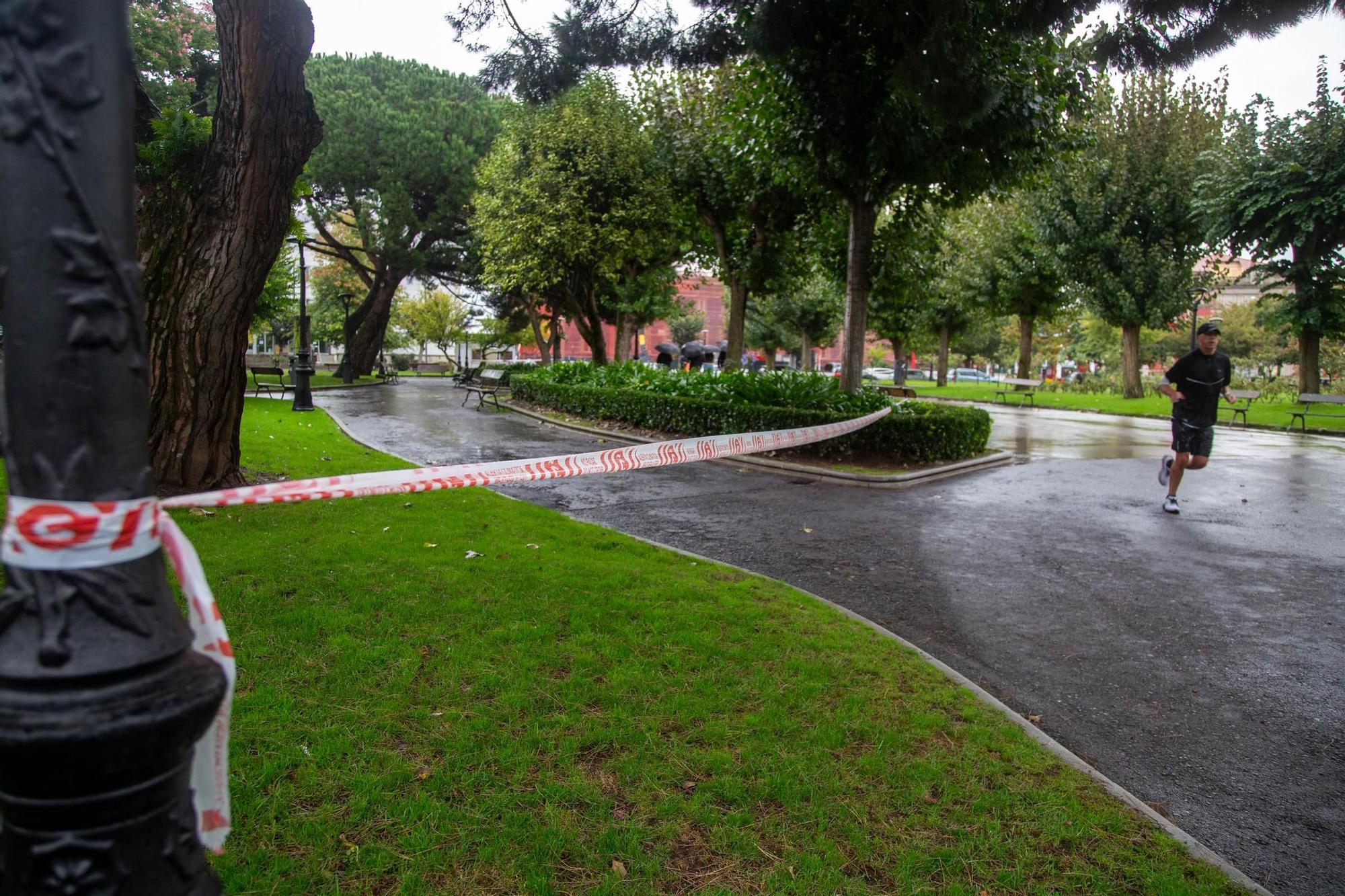 Borrasca Kirk: el paso del temporal por A Coruña