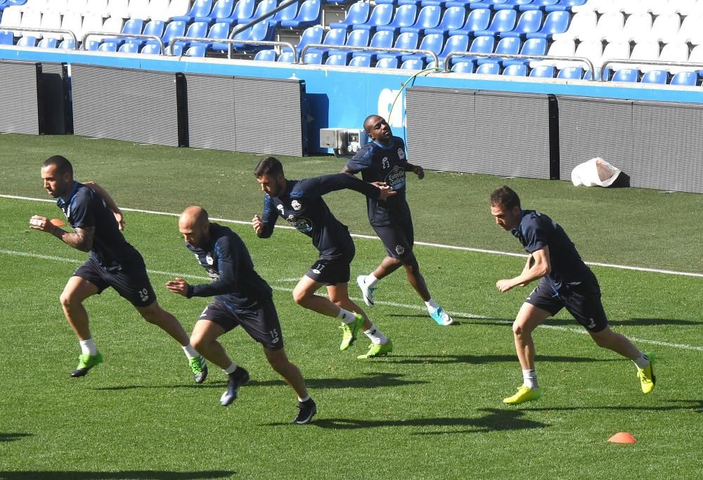 El Dépor prepara en Riazor el duelo de Anoeta