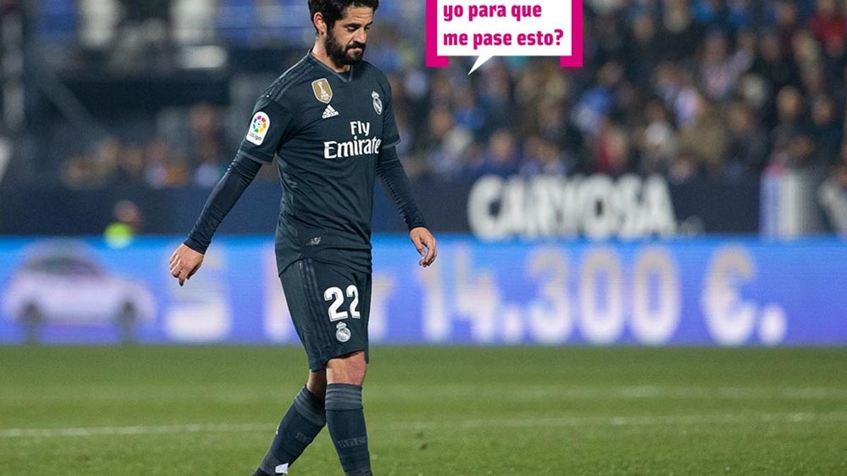 Isco Alarcón no está contento con el animal al que se parece