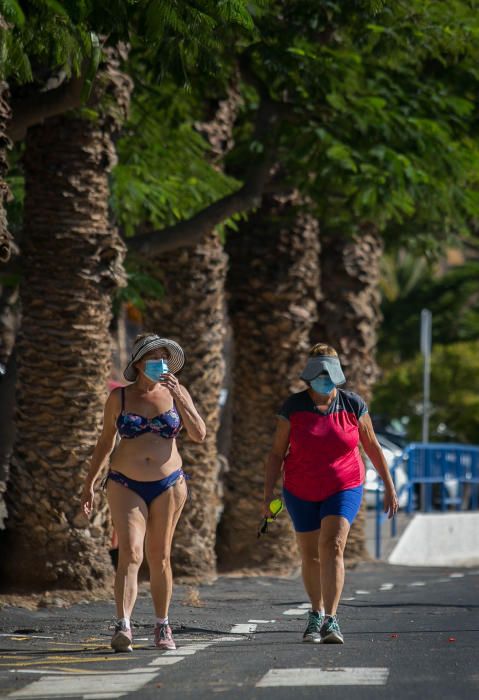 Uso de la mascarilla en Santa Cruz de Tenerife