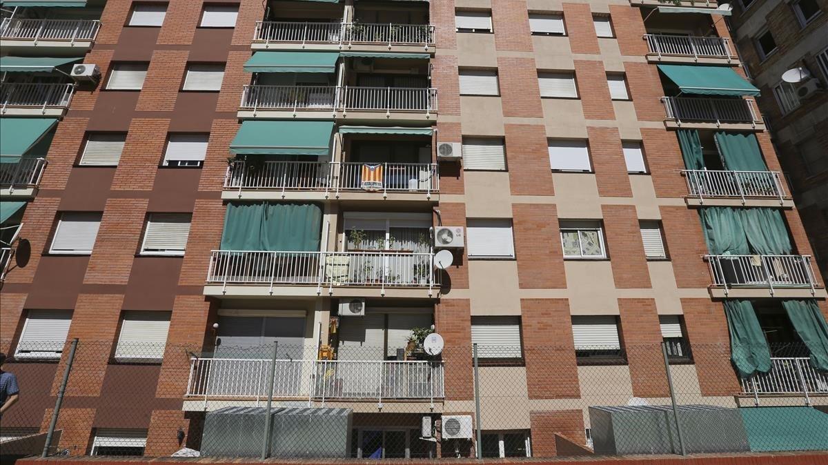 Imagen de una comunidad de viviendas en Barcelona.