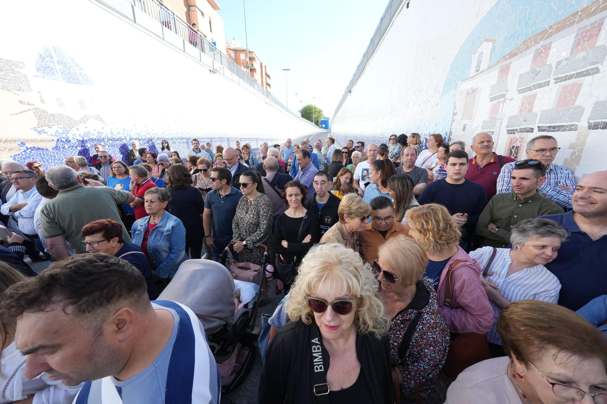 Onda reabre el túnel de entrada al municipio con el gran mural cerámico