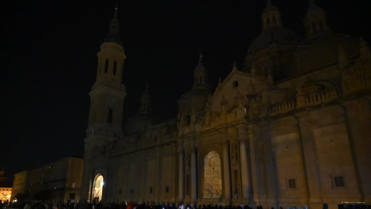 Zaragoza se suma a la Hora del Planeta con el apagado de sus edificios institucionales