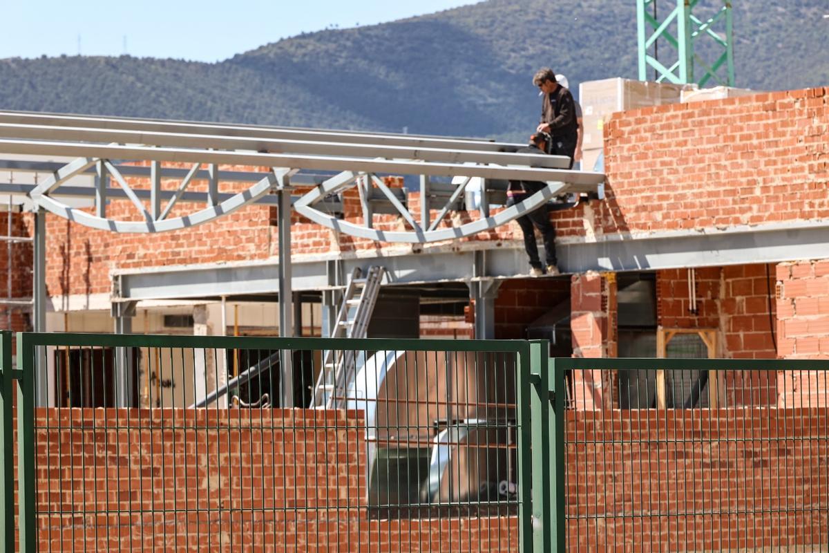 Los trabajos de reforma del IES Andreu Sempere siguen adelante pese a los impagos