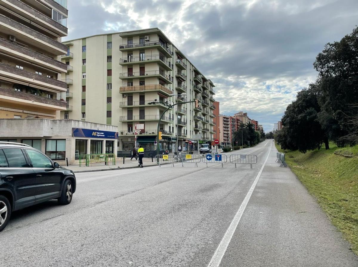 Talls a Figueres per l'etapa de la Volta a Catalunya de 2025.