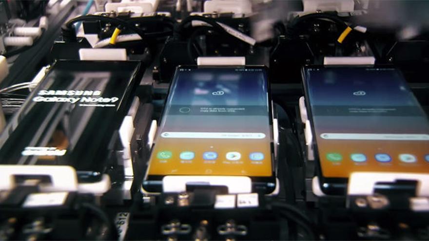 Samsung muestra en vídeo el proceso de ensamblaje del Galaxy Note 9