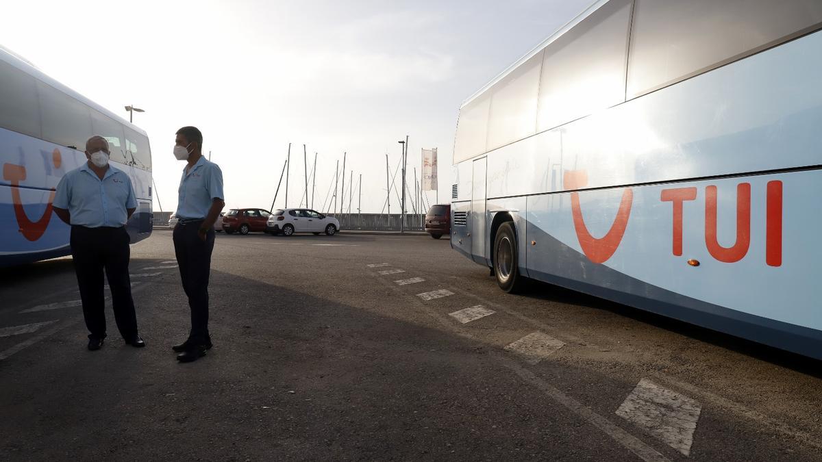 Llegada del primer crucero a Málaga tras el inicio de la pandemia