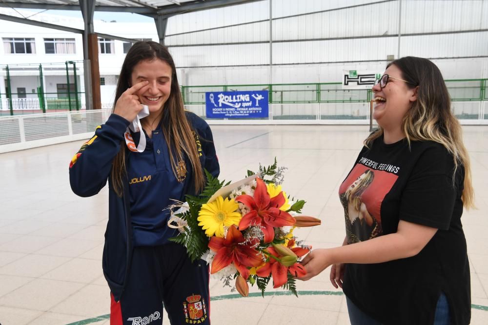 María Sanjurjo, campeona del mundo en A Coruña