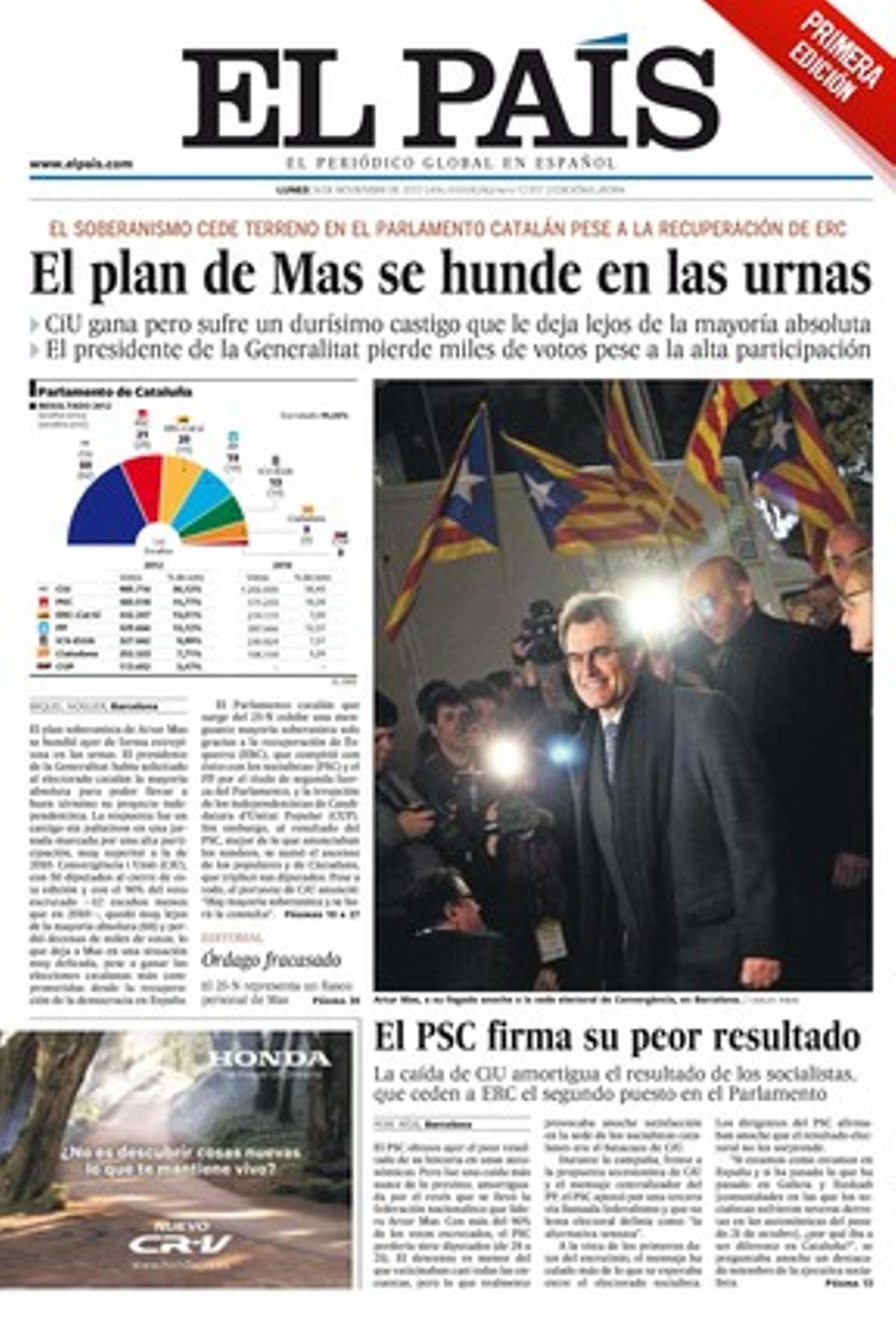 El País, 26-11-2012. El País, 26-11-2012.